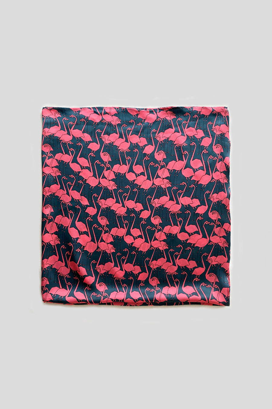 Flamingo Silk scarf